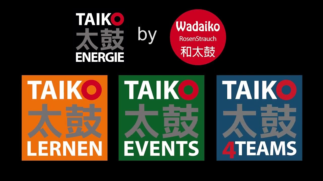 Taiko Trommeln mit Wadaiko RosenStrauch