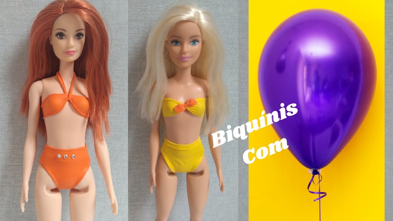 Como Fazer Biquínis para Bonecas Fácil✔️