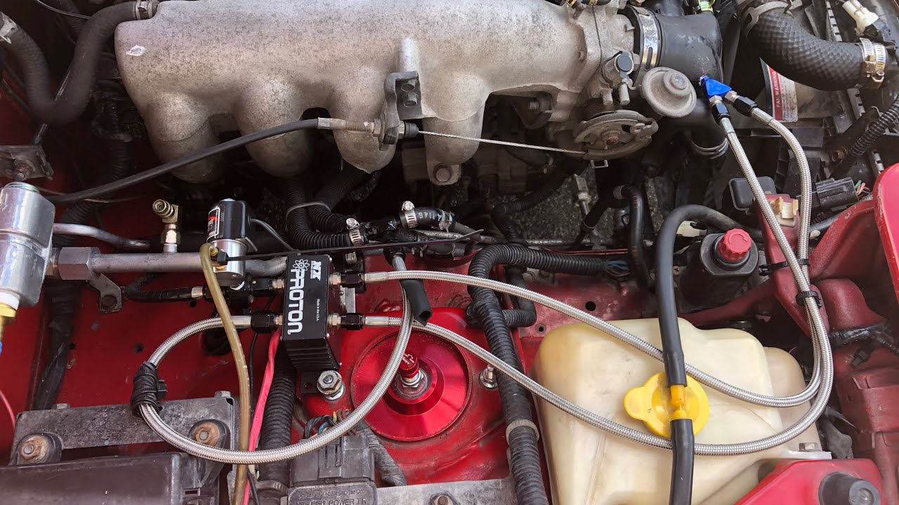 I put Nitrous on Miata? - 1.6 Miata nx proton kit walk around