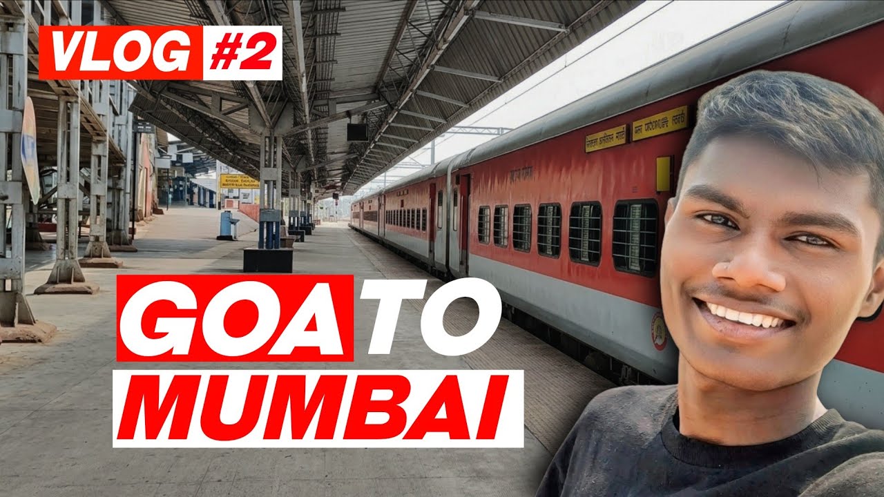 Goa ➝ Mumbai on Madgaon Express | Sleeper Class Train Journey Vlog 🚆 #TravelVlog