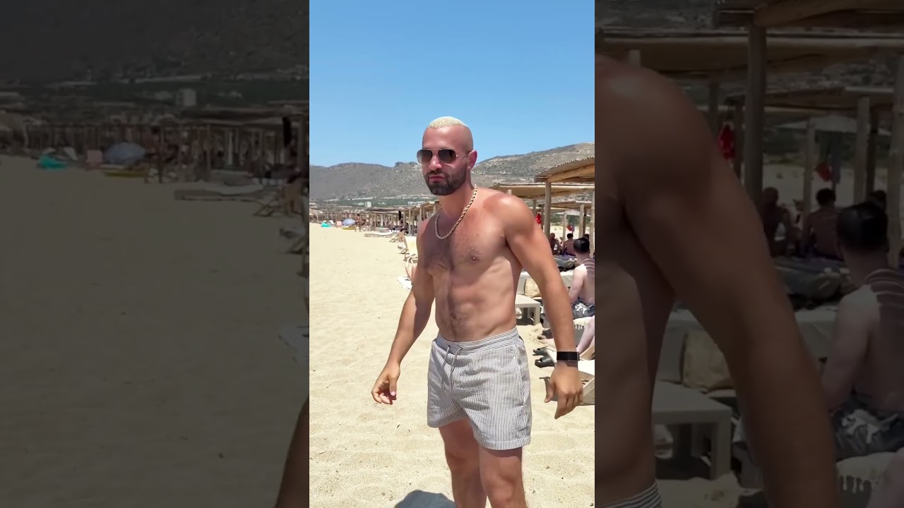 why this guy sticks sand on the head #shortsvideo