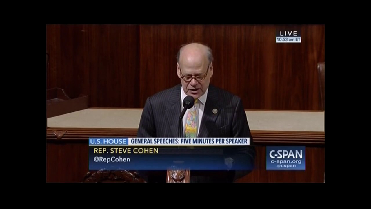 Congressman Cohen Speaks in Support of H.R. 1927, the African American Civil Rights Network Act