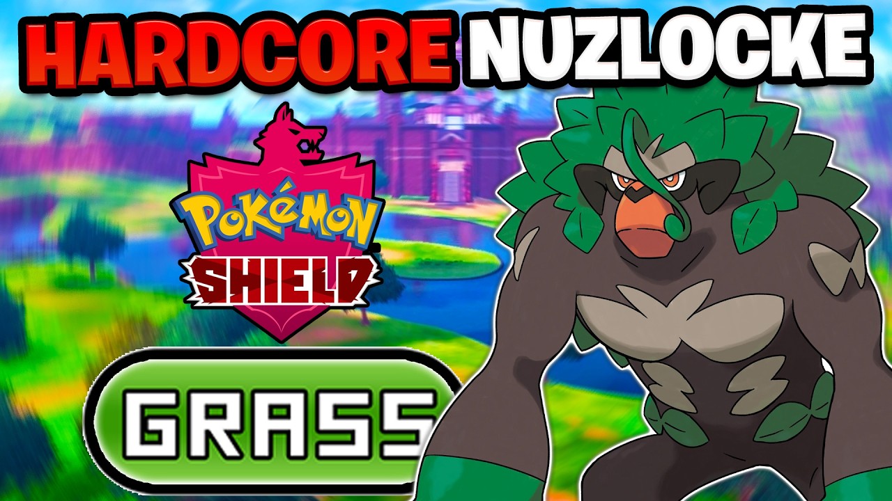 GRASS TYPES ONLY - Hardcore Nuzlocke (Pokémon Shield)