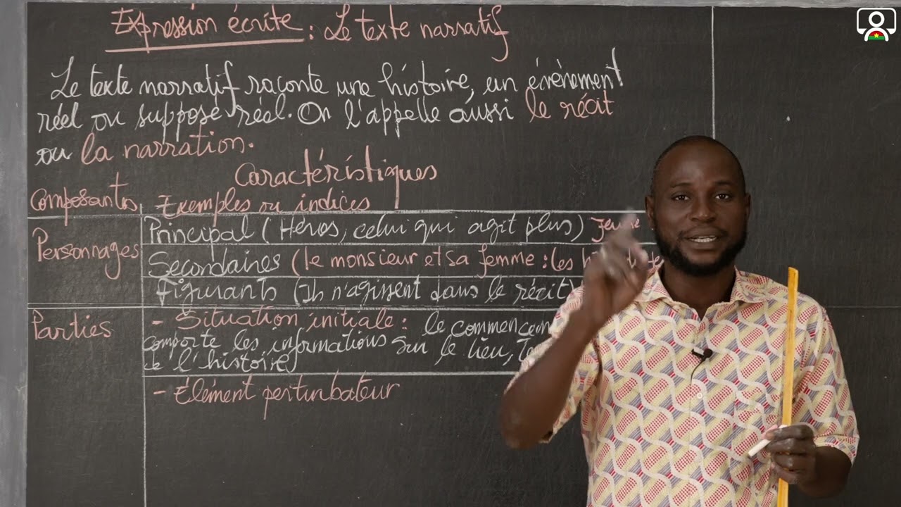 Cours - 3e - Français - Expression écrite - Le texte narratif 2/7