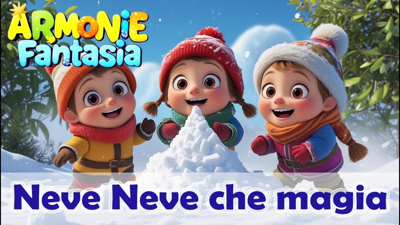 Neve Neve che Magia ❄️ | Canzone per Bambini | Inverno | Armonie Fantasia