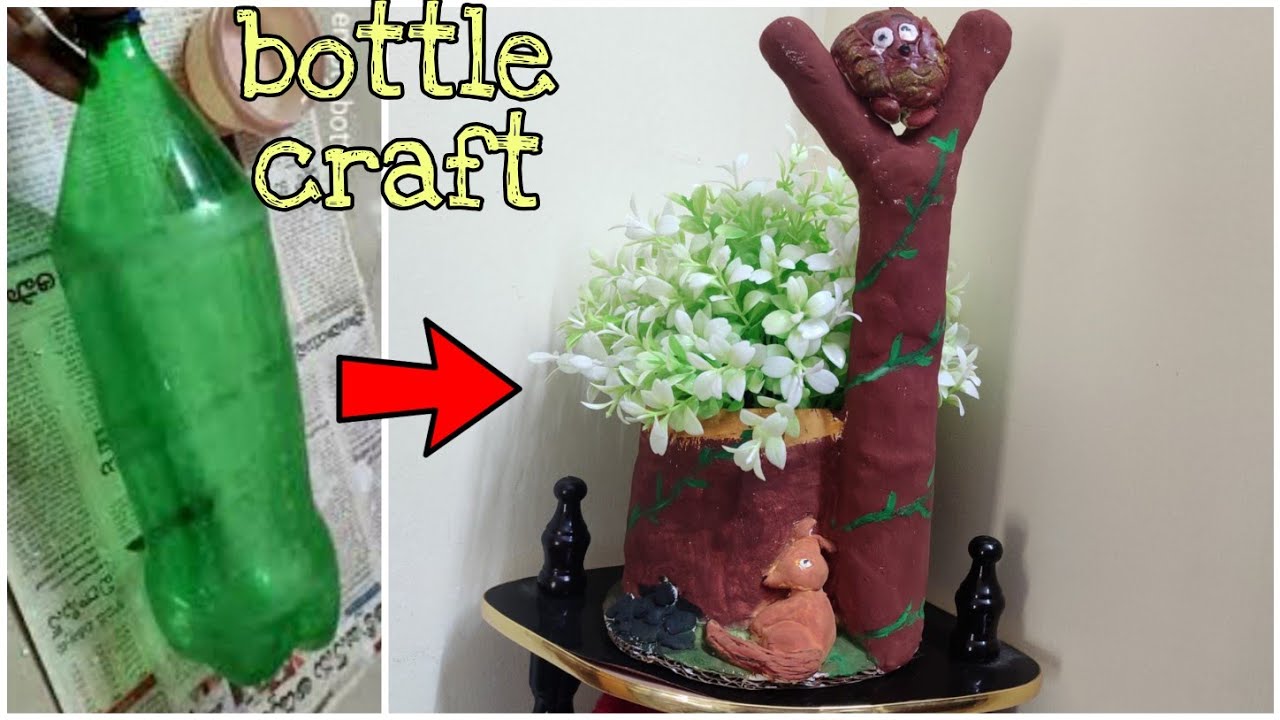 Empty bottle planter idea||DIY planter using plastic bottle