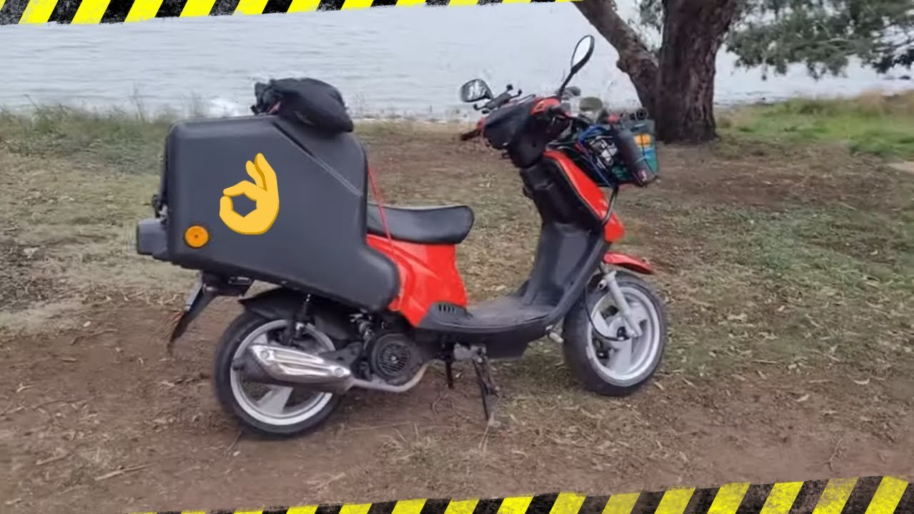My First  SCOOTER CAMPING Journey!