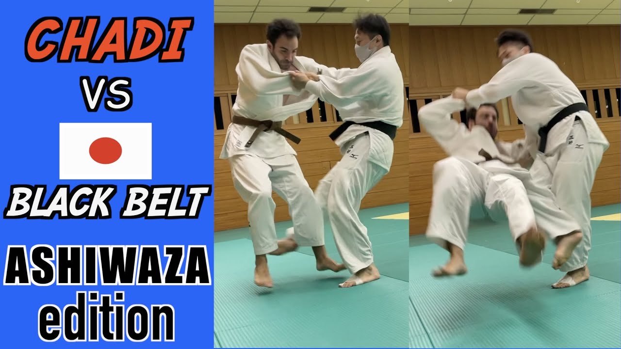 Chadi vs Japanese Blackbelt   :Ashi waza edition.