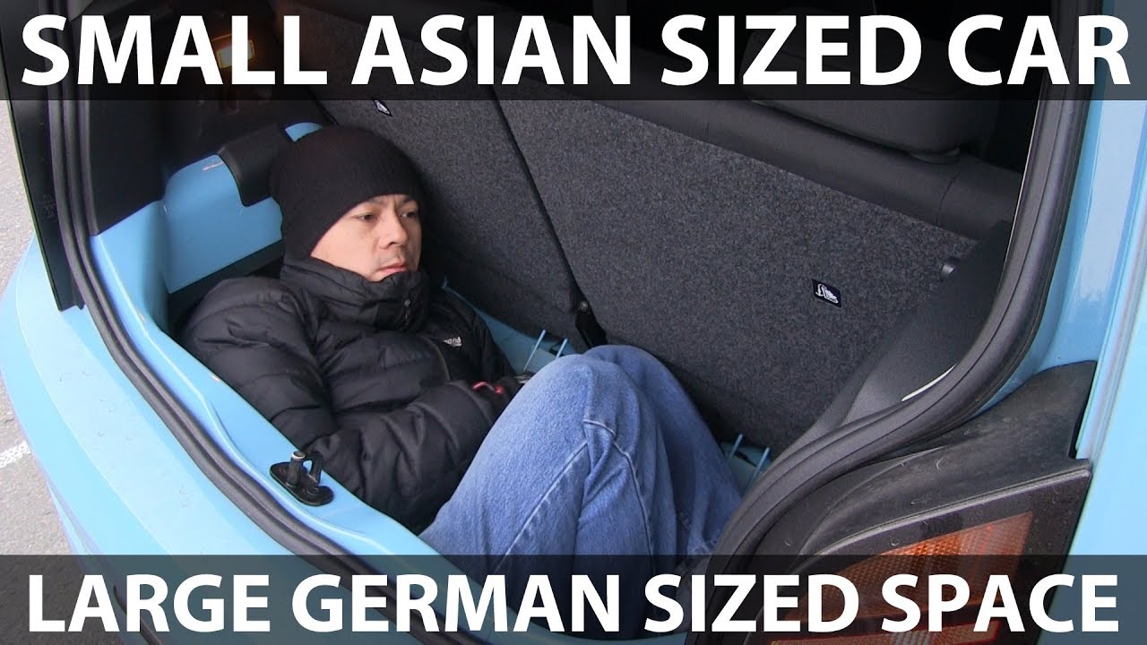 VW e-Up banana box test