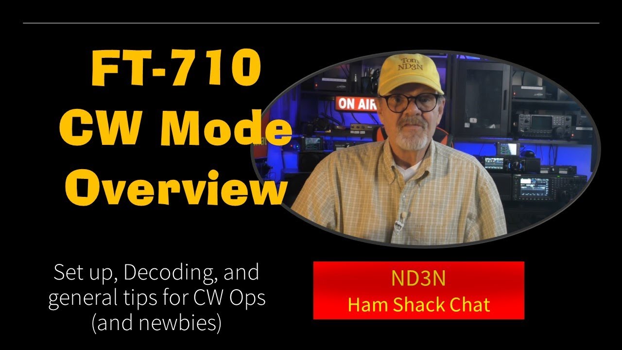 Using the Yaesu FT-710 in the CW Mode - an overview...