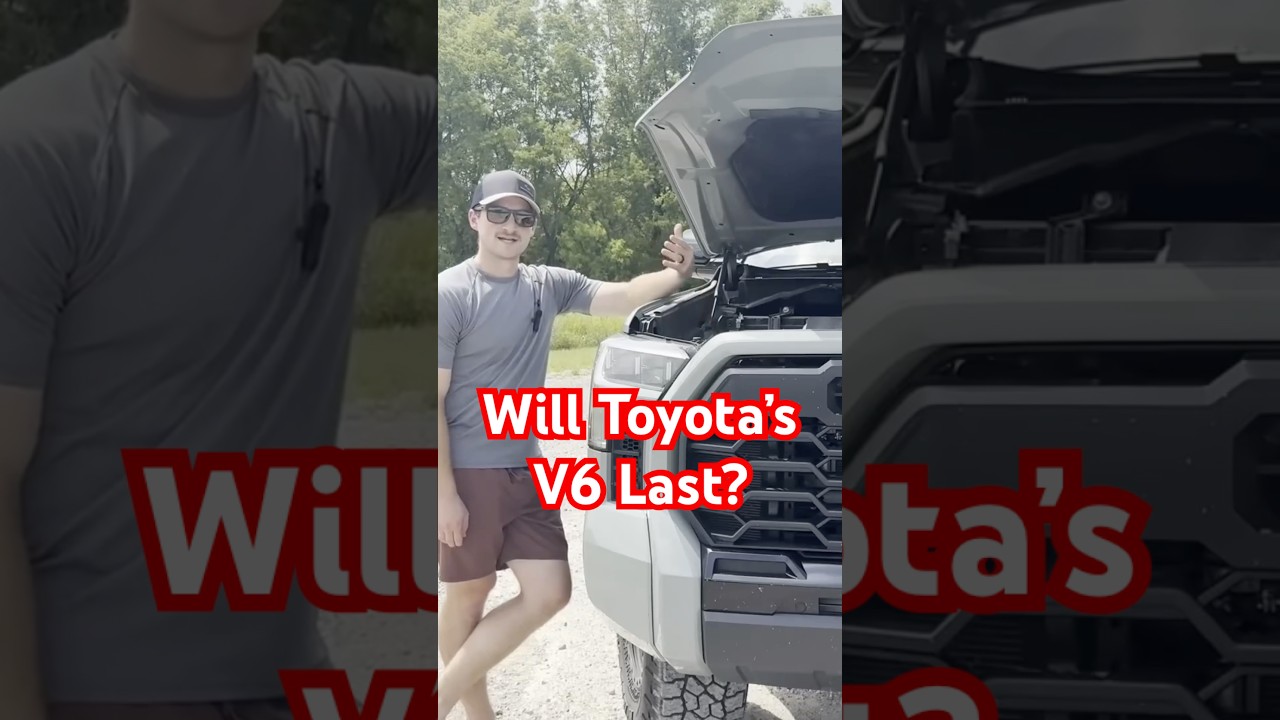 Any chance the Toyota Tundra&rsquo;s new V6 will hold a torch next to the old V8? #v6 #v8 #engine #toyota