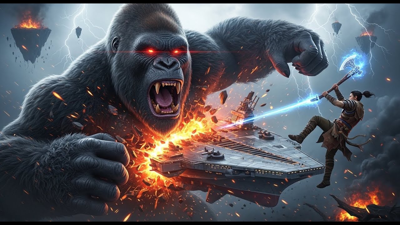 Kong Berserker Mode, Titan vs Air Force, Epic AI War - Red Eyes Rage