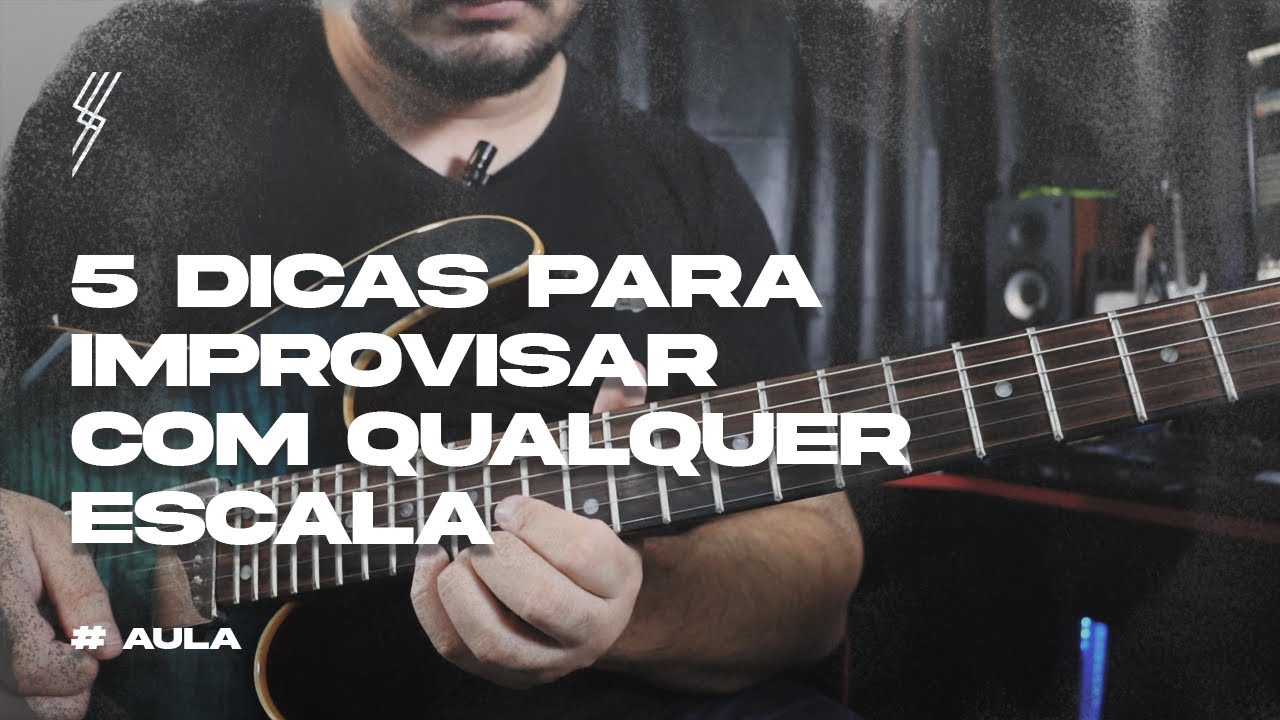 5 Dicas MATADORAS para improvisar em QUALQUER ESCALA - Tabs e Backing Track GRÁTIS