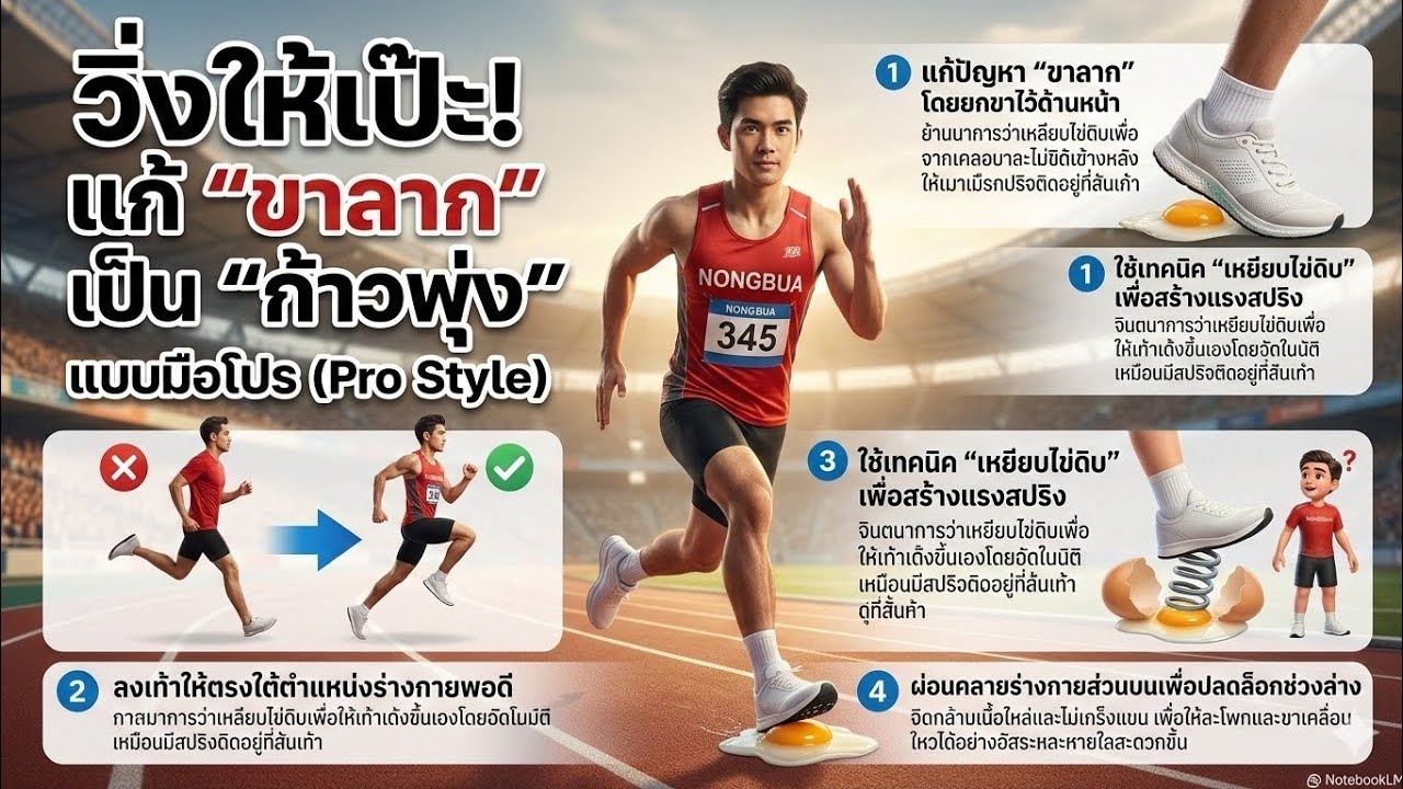 Optimizing Form and Movement for Citizen Runners กลับพร้อมการวิ่งให้พุ่งหยุดขาไหล