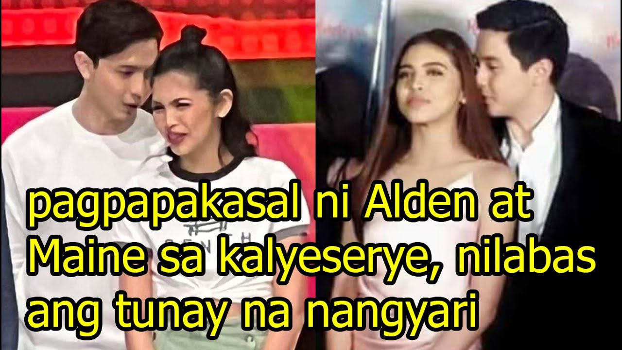 pagpapakasal ni Alden Richards at Maine Mendoza sa kalyeserye, nilabas ang tunay na nangyari