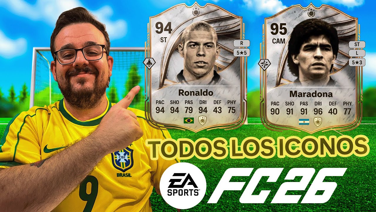 Estos SON TODOS LOS ICONOS DE EA FC 26 OFICIAL
