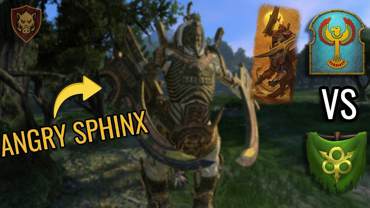 Wrath of the Sphinx  / Total War: Warhammer 3 / Multiplayer battle / Tomb Kings vs Nurgle