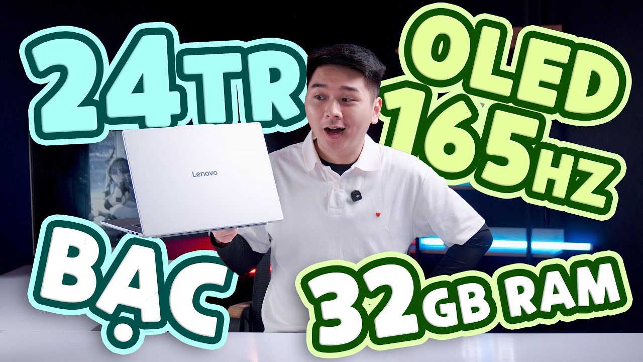 Laptop 24 triệu có màn OLED 165Hz, Ryzen 7 & 32GB RAM - Lenovo IdeaPad Slim 5 | LaptopWorld