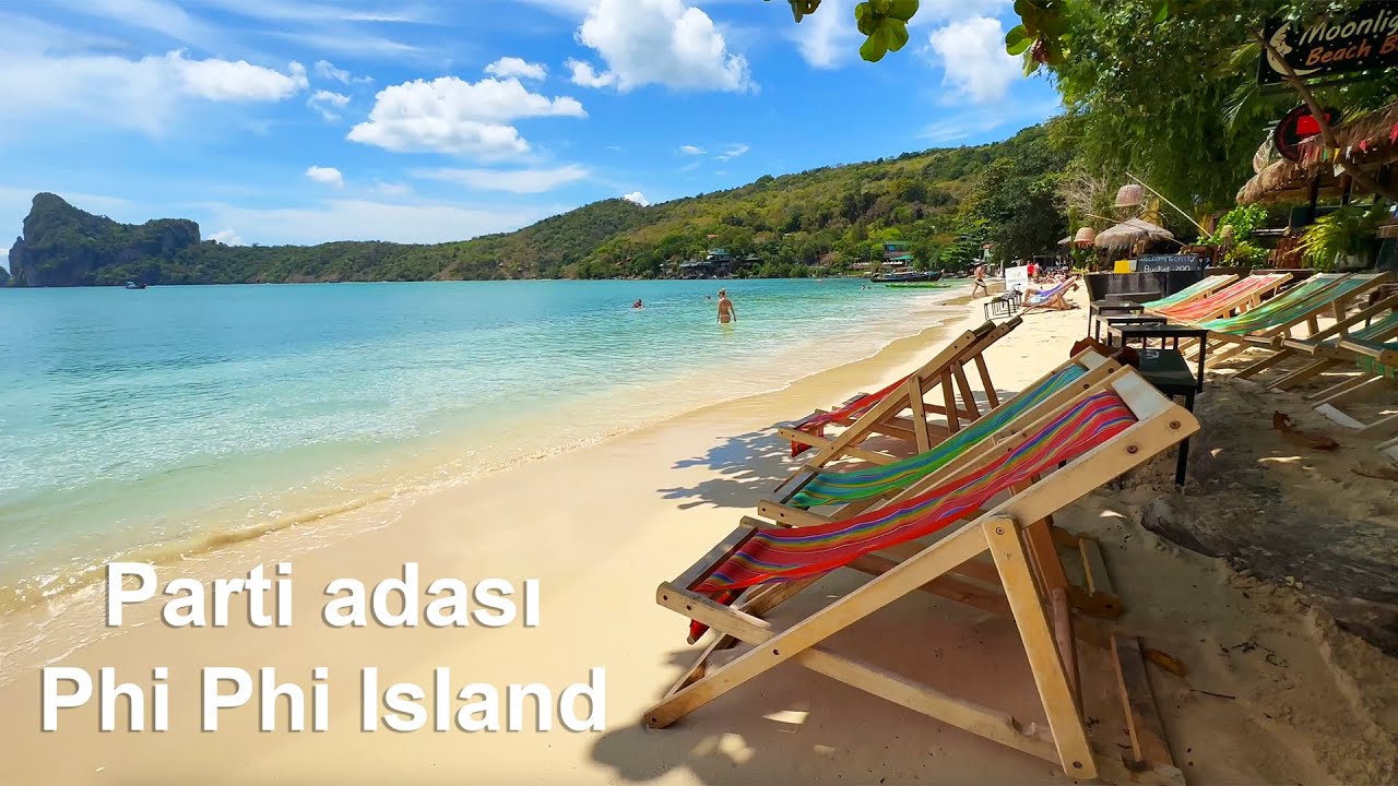 Phi Phi Adası'ndaki 3 Günümüz (Tayland'ın Parti Adası)
