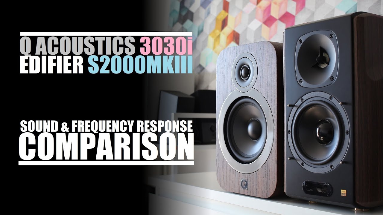 Q Acoustics 3030i + Denon PMA-600NE против Edifier S2000MKIII || Сравнение звука и частот