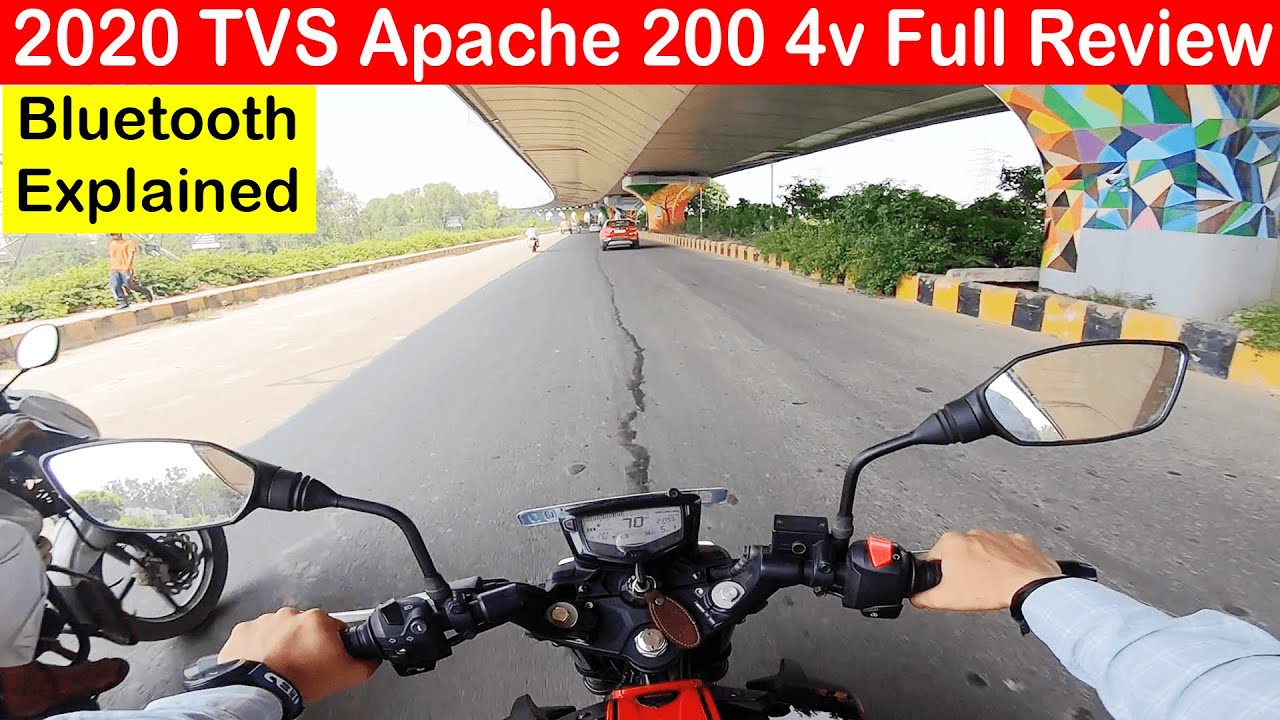 2020 Apache RTR 200 4V BS6 Full Review l Top speed l Mileage l Bluetooth 🔥 Aayush ssm
