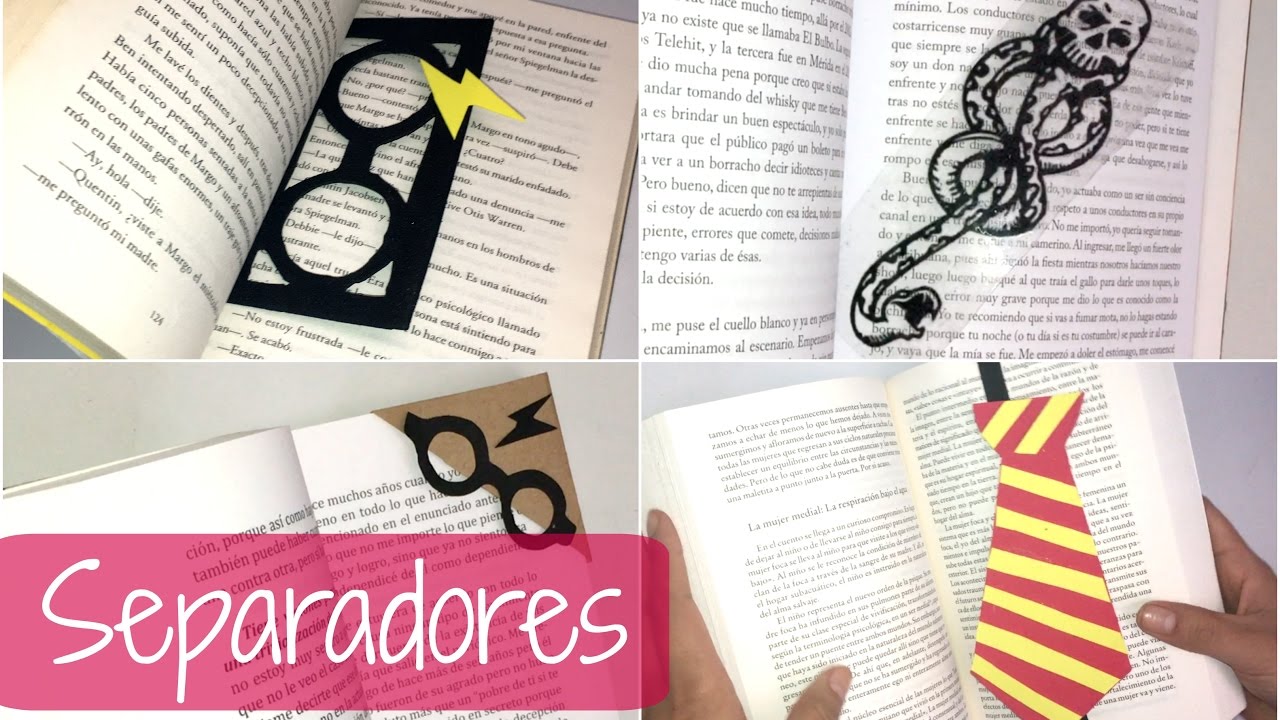 Separadores inspirados en HARRY POTTER   Brenda PE