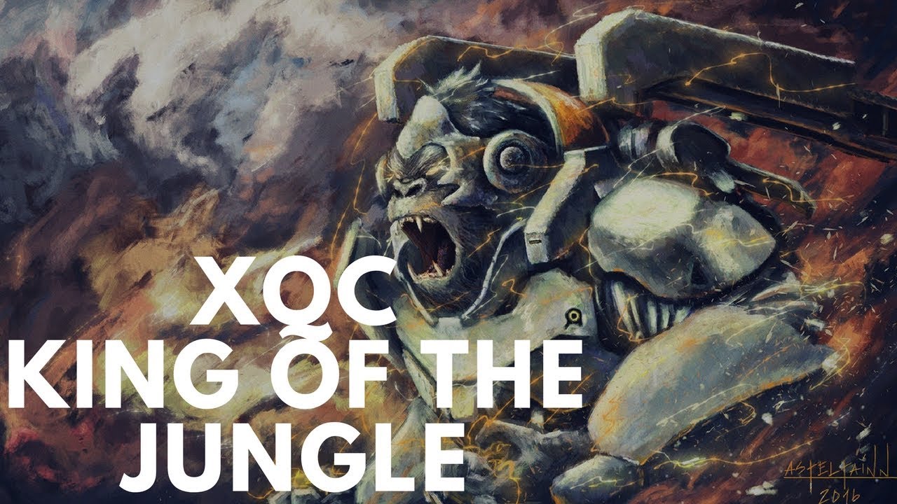 Overwatch XQC Is The King Of The Jungle -Winston Gameplay-