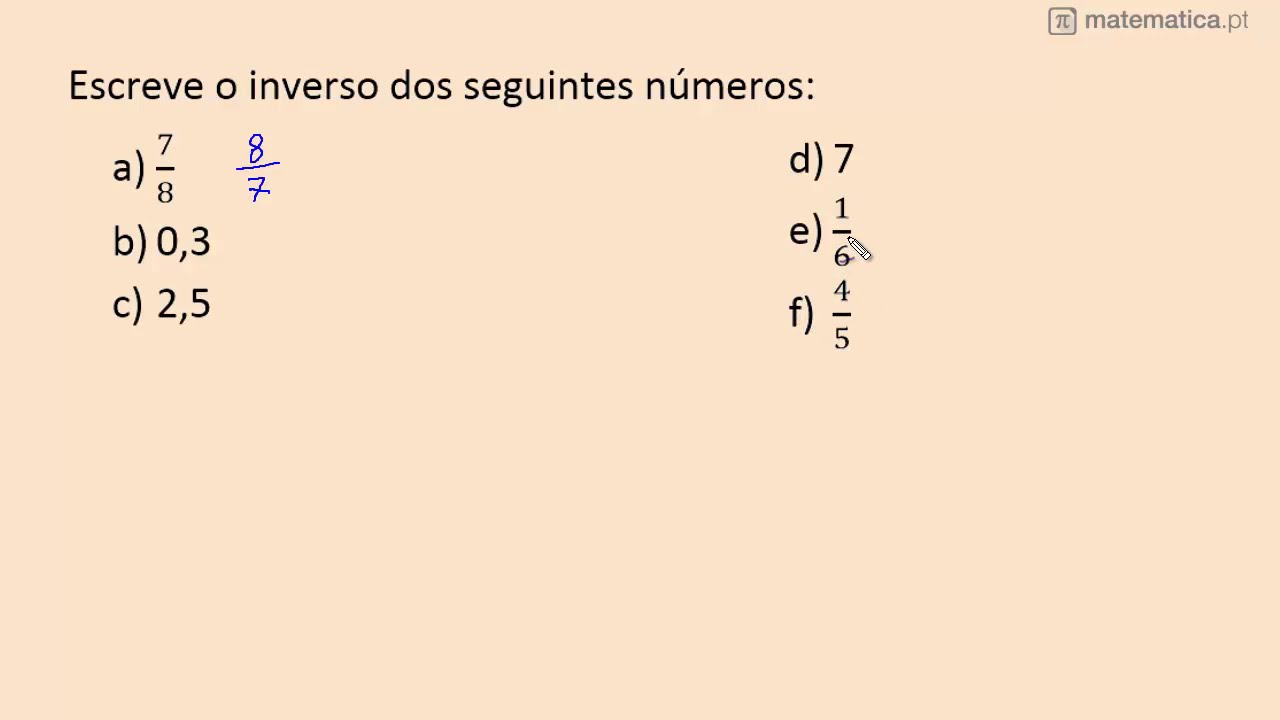 Escrever o Inverso de um Número