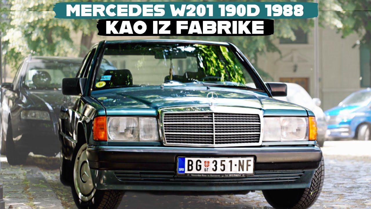 KAO IZ FABRIKE! Mercedes 190D (W201) 1982-1993