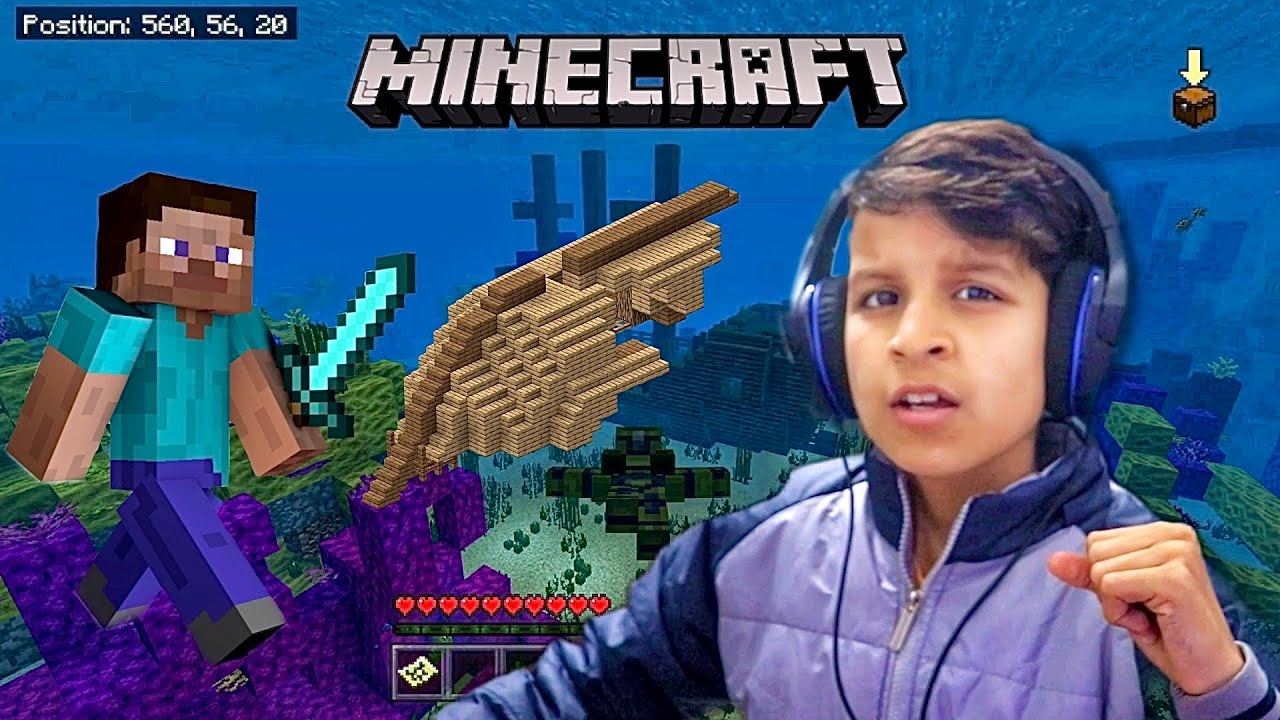 Exploring my minecraft world 😍