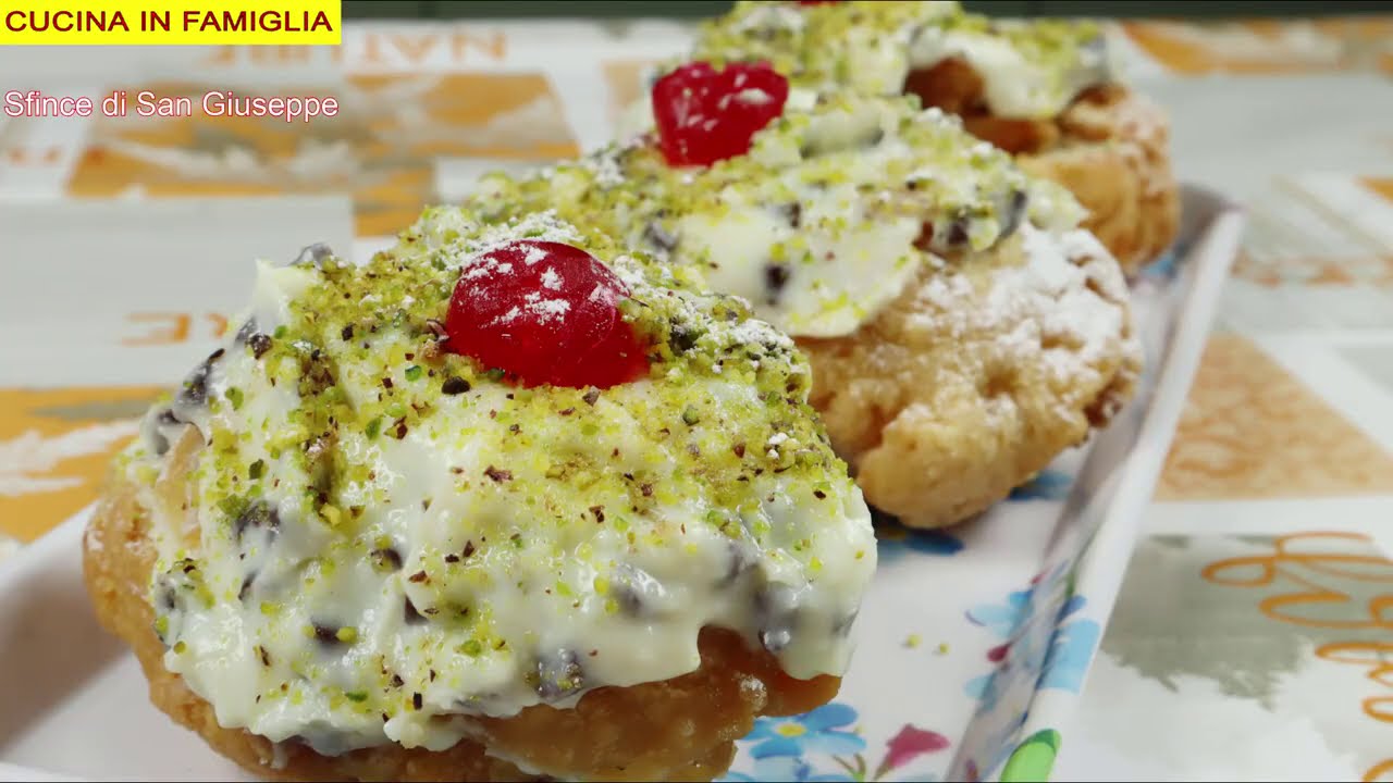 SFINCE DI SAN GIUSEPPE RICETTA ORIGINALE SICILIANA