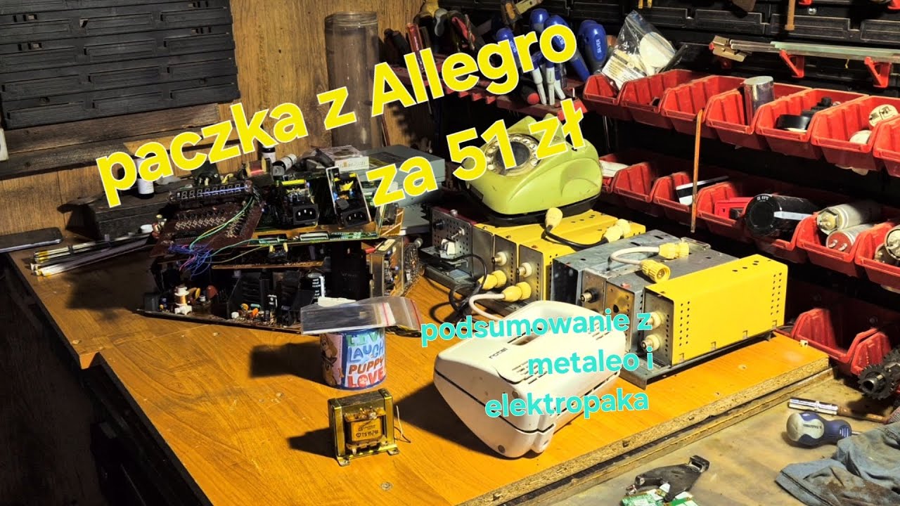 Paczka z Allegro za 51 zł czy się opłacało. podsumowanie z metaleo I elektropaka