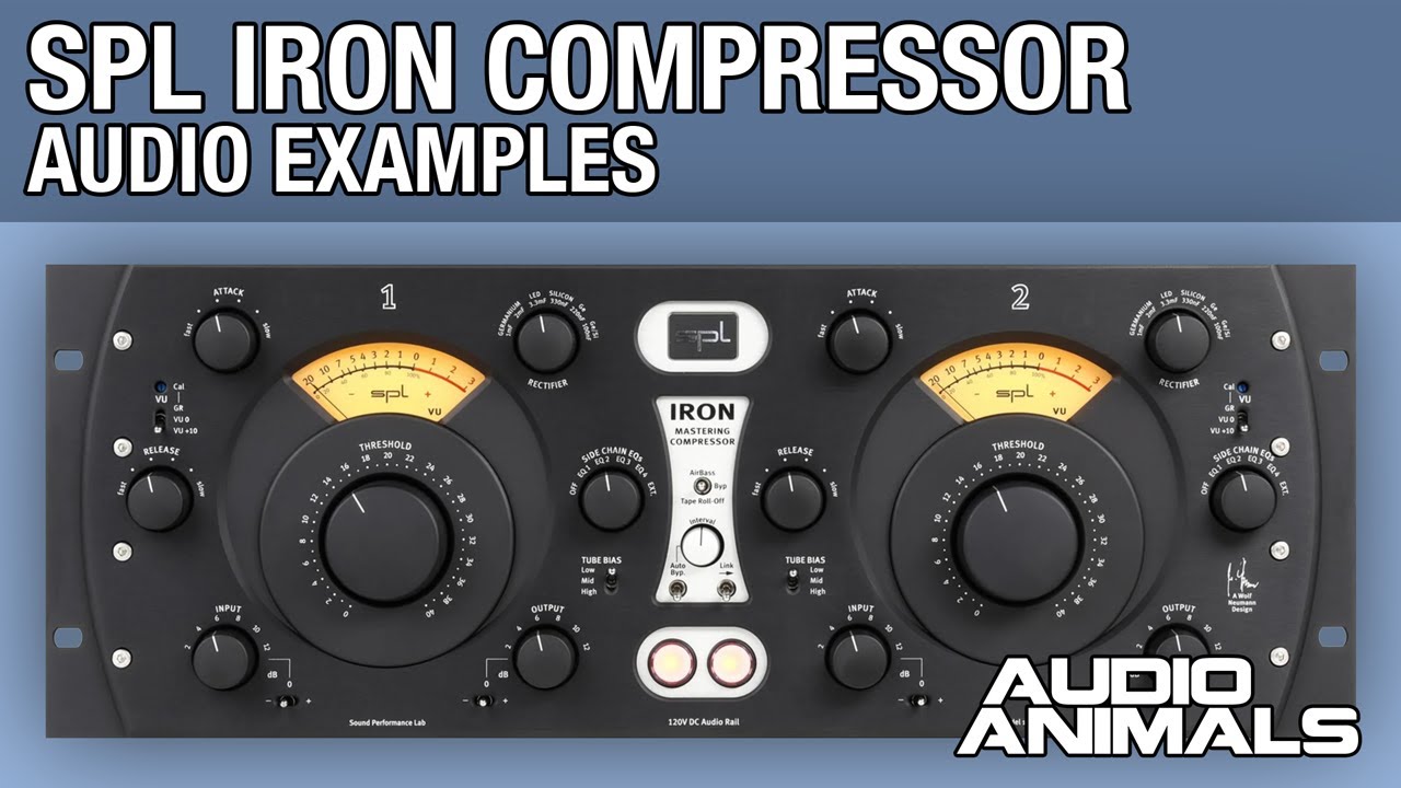 SPL Iron Mastering Compressor - Audio Examples