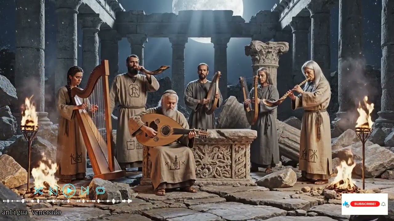 Adoración Profunda En Sión Con Shofar Y Cánticos Hebreos Invocando La Gloria De Adonai