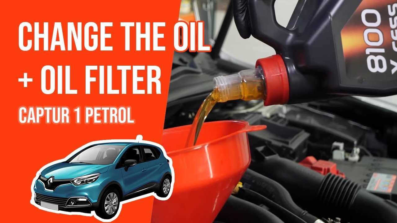 Change the oil and the oil filter Captur mk1 0.9 TCe 🛢