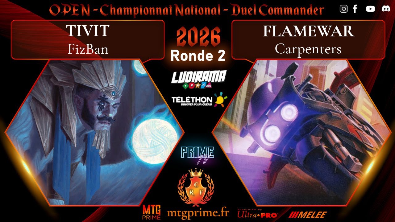 🔥 MTG DUEL COMMANDER | TIVIT vs FLAMEWAR | Game Cast 🃏