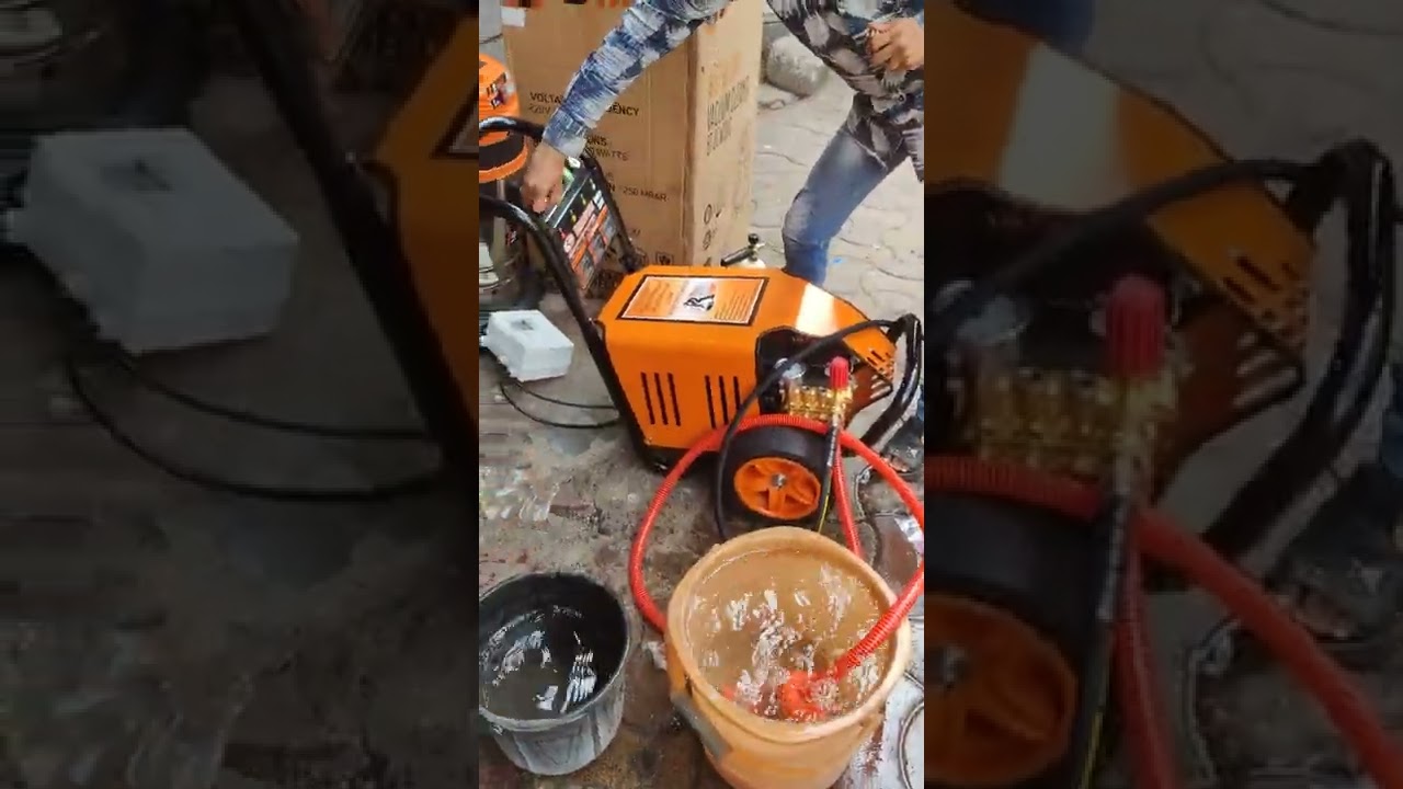 3 hp high pressure washer/150 bar/ automatic cut-off/foam battle/pipe/heavy gun📞☎️9173703966☎️📞👑