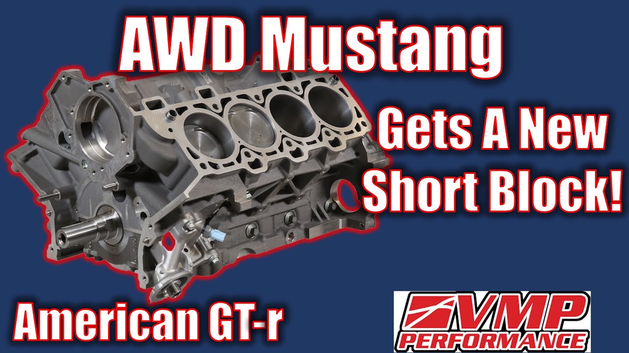AWD Mustang gets a New V8 Short Block -American GTr Ep 32 Ford Aluminator Coyote Supercharged.