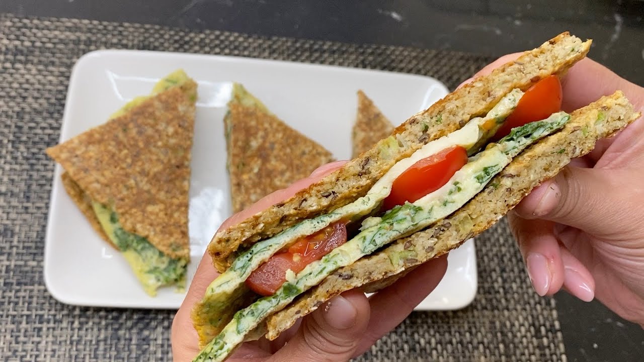 خبز صحي بالشوفان سريع للفطور بمقادير بسيطة للرجيم بدون حرمان رووعة المذاق 😋😋😋