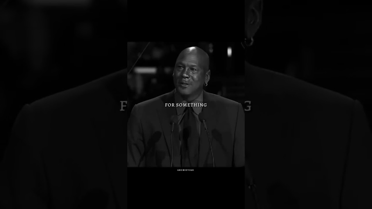 Michael Jordan speech. 💯💯