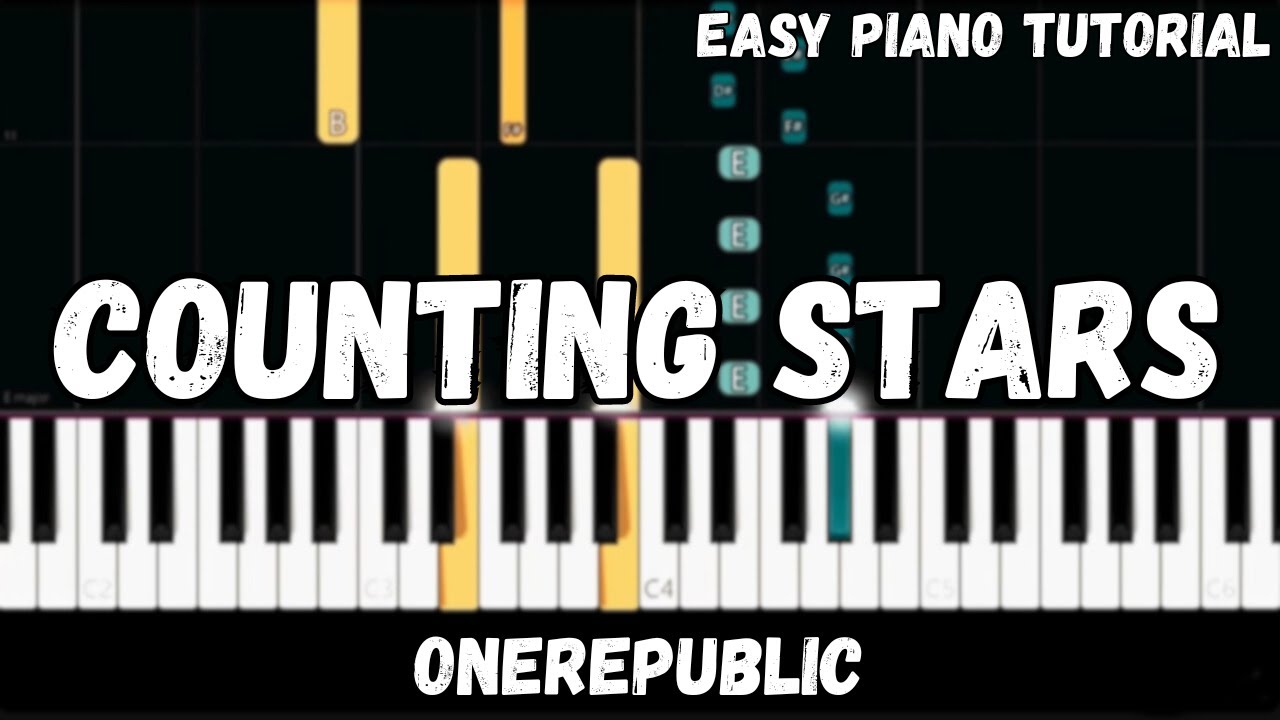 OneRepublic - Counting Stars (Easy Piano Tutorial)