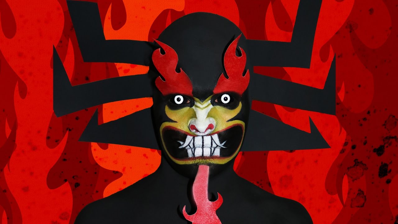 Aku! - Samurai Jack Makeup Tutorial!