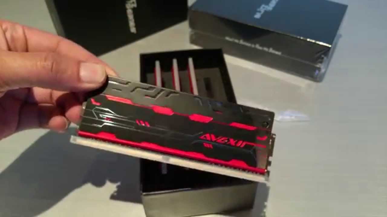 Распаковка Avexir Blitz 1.1 DDR4