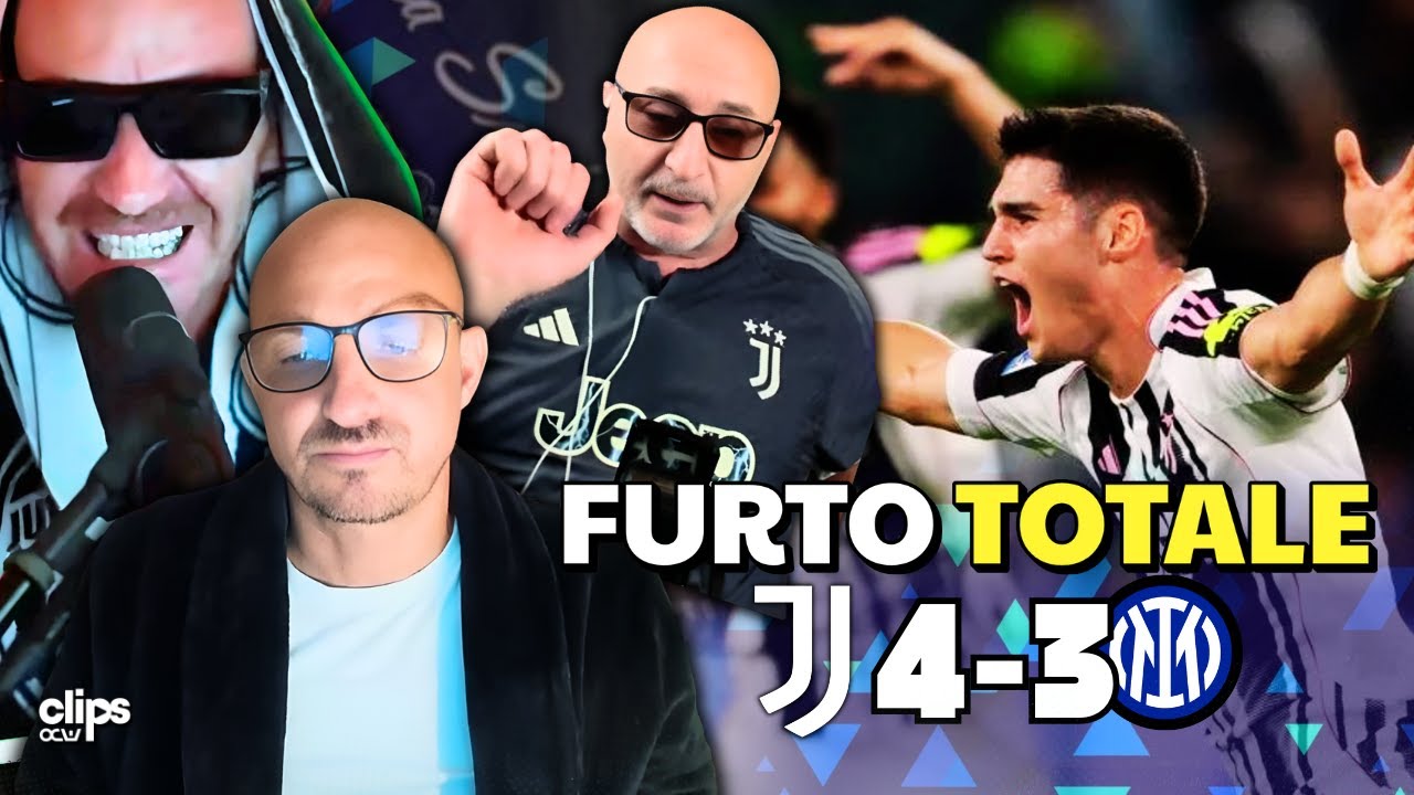JUVE - INTER 4-3 | PARTITA FOLLE! IL GOL DI ADZIC ERA DA ANNULLARE? 