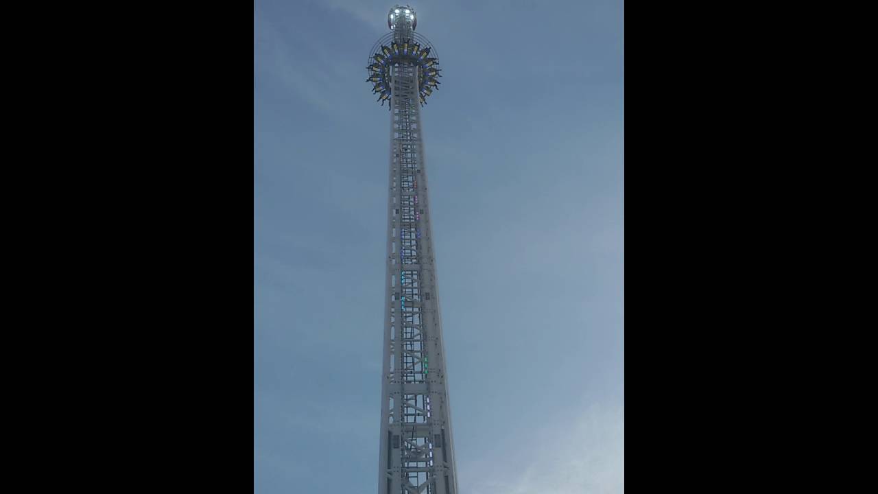 90m tower hoog in sinksefoor het was eng