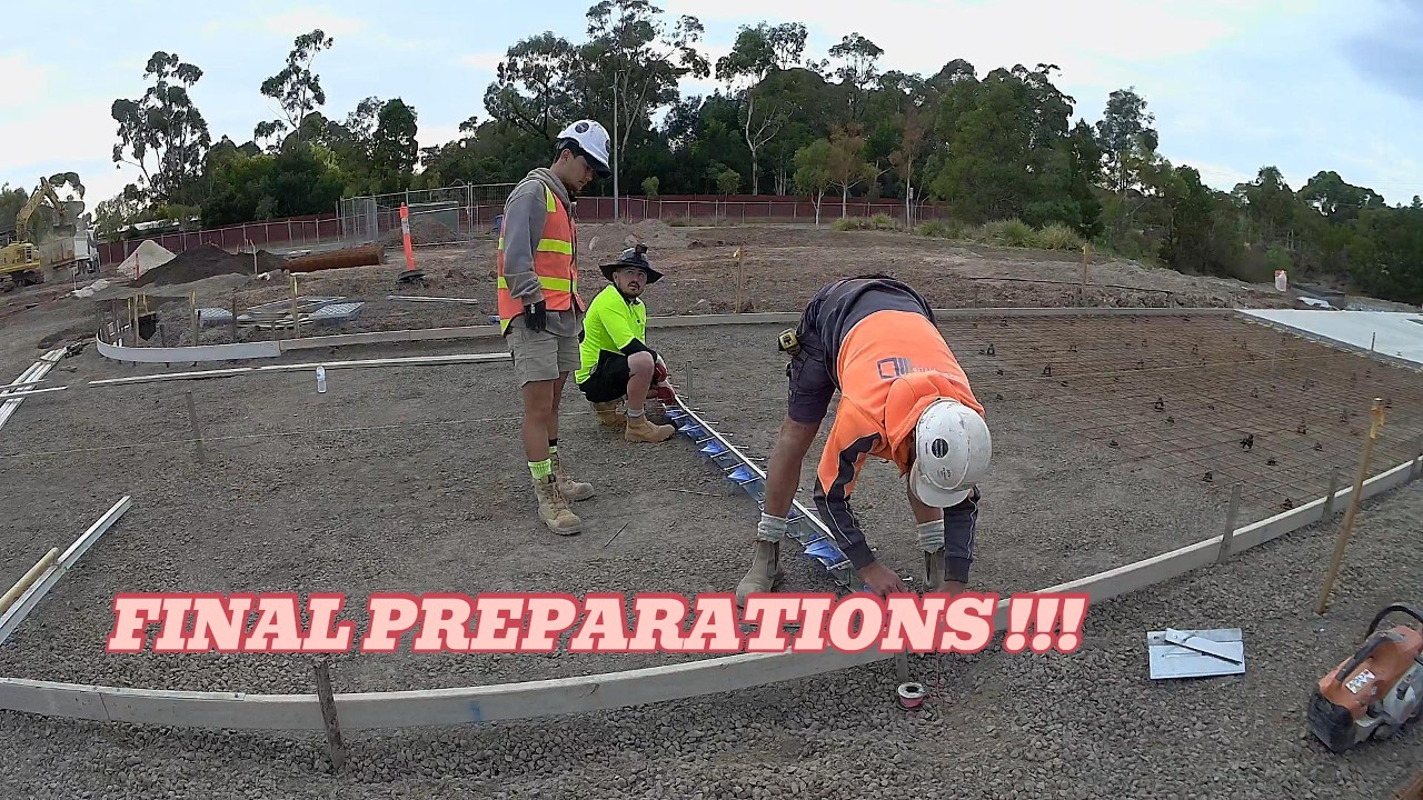 Concrete Laneway | Final Prep Before Pour