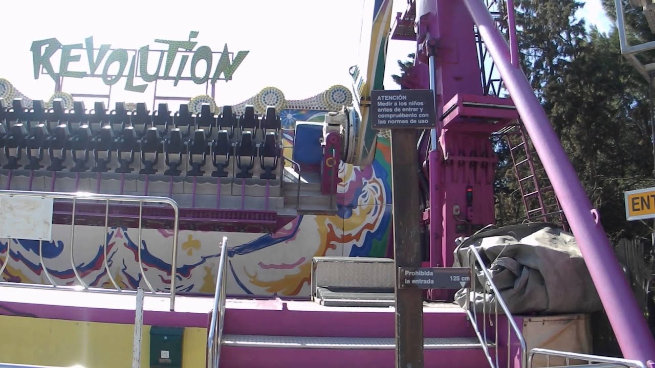 Calentando el Revolution - Apertura Temporada 2015 - Parque de Atracciones de Zaragoza