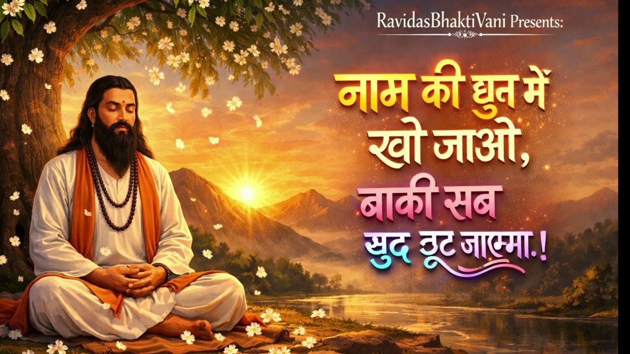 👉“जहाँ भजन रुकता नहीं,वहीं से कृपा बरसती है।”No Break, Only Bhakti”#ravidas