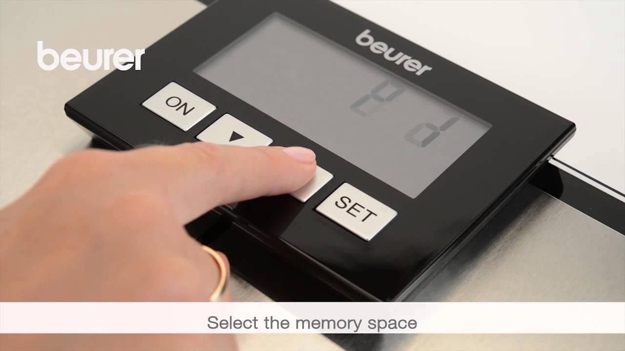 Quick start video for the BG 64 glass diagnostic scale from Beurer