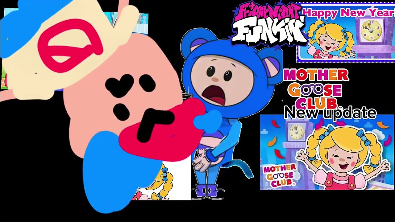 Fnf mother goose club new update on psych engine 1k subscribers special fnf but bad Whitty mod 3.0